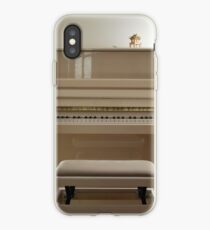 White piano at home iPhone Case