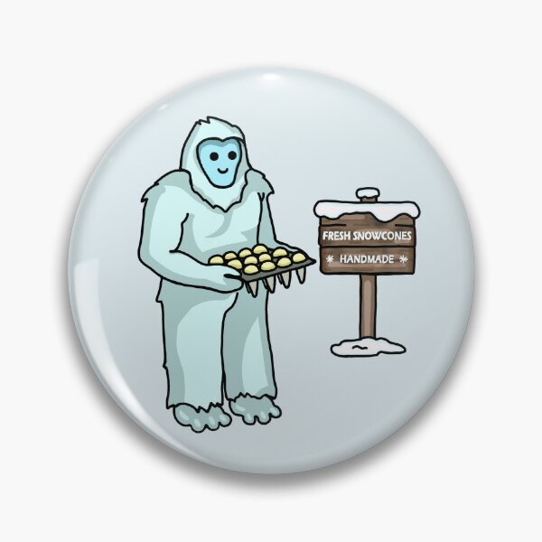 Item preview, Funny Cute Yeti Selling Snowcones designed and sold by auristela.