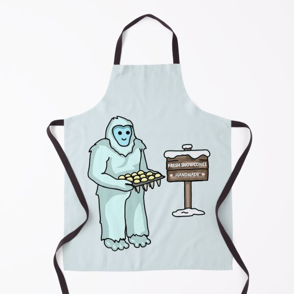 Item preview, Funny Cute Yeti Selling Snowcones designed and sold by auristela.