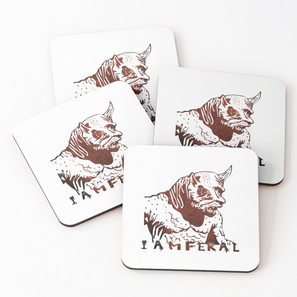 Item preview, i am feral monster feral  designed and sold by therkmr.