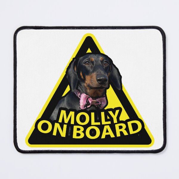 Item preview, Molly on board sticker designed and sold by fkingrainbow.