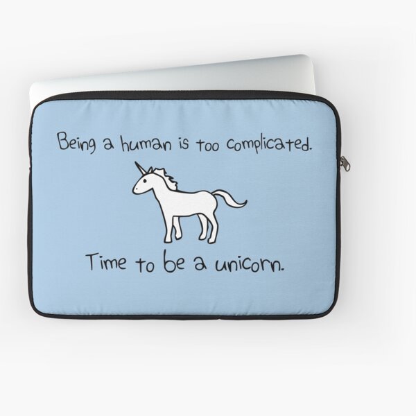 Time To Be A Unicorn Laptop Sleeve