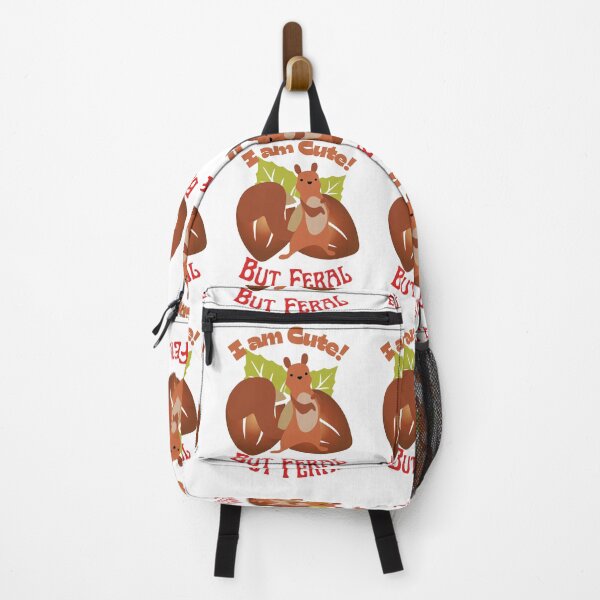 Item preview, I Am Cute But Feral Squirrel, I Am Feral Squirrel, designed and sold by SolSel ⭐⭐⭐⭐⭐.