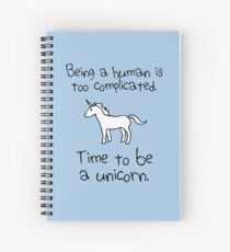 Cuaderno de espiral Tiempo para ser un unicornio