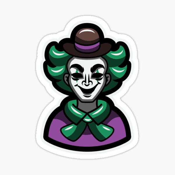 Evil Clown  Sticker