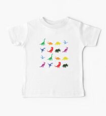 Spaß-Dinosaurier-Muster Baby T-Shirt