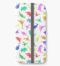 Fun Dinosaur Pattern iPhone Wallet/Case/Skin