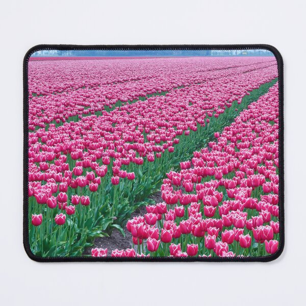 Item preview,  Blooming Pink Tulips, Flower Meadow  designed and sold by newburyboutique.