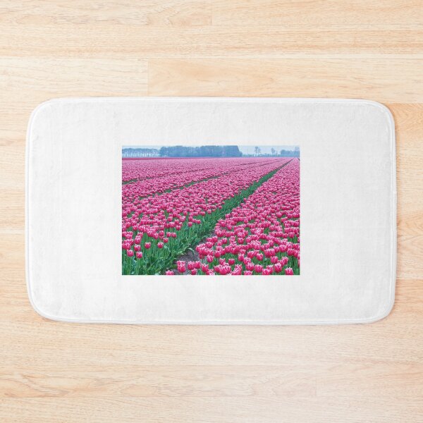 Item preview,  Blooming Pink Tulips, Flower Meadow  designed and sold by newburyboutique.