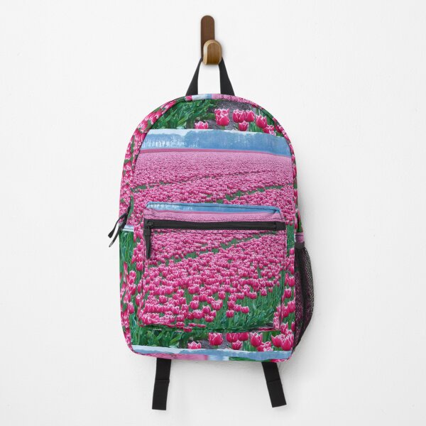 Item preview, Blooming Pink Tulips, Flower Meadow designed and sold by newburyboutique.
