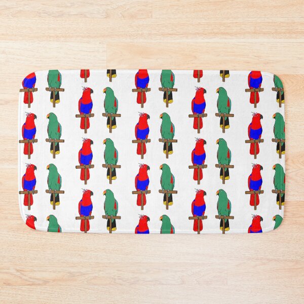 Item preview, Crazy Bird Man with Eclectus Parrots designed and sold by Laughing Parrot Studio.