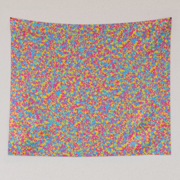 Item preview, Abstract Pansexual Flag designed and sold by SilverFantasy.