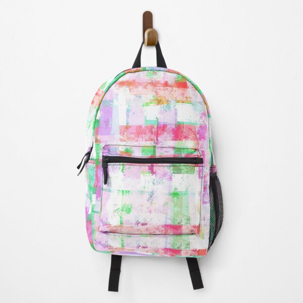 Item preview, Spring Boho Distressed Pink Purple and Green Stripes designed and sold by rhombusOnion.