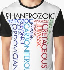 Phanerozoic aeons, eras, ages Graphic T-Shirt