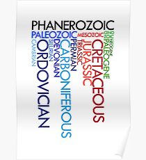 Phanerozoic aeons, eras, ages Poster