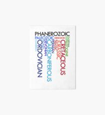 Phanerozoic aeons, eras, ages Art Board