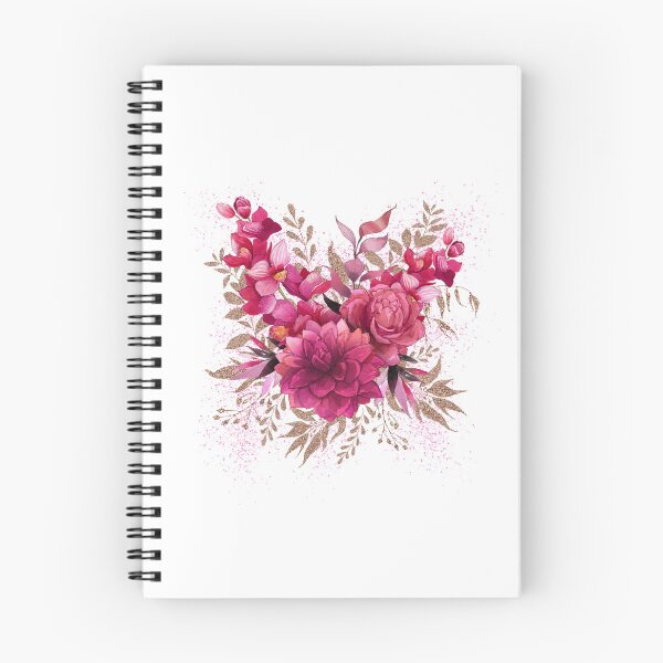 Item preview, Pink Flower Pink Sparkles Art - Garden Design designed and sold by CreativNode.