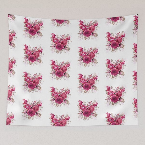 Item preview, Pink Flower Pink Sparkles Art - Garden Design designed and sold by CreativNode.