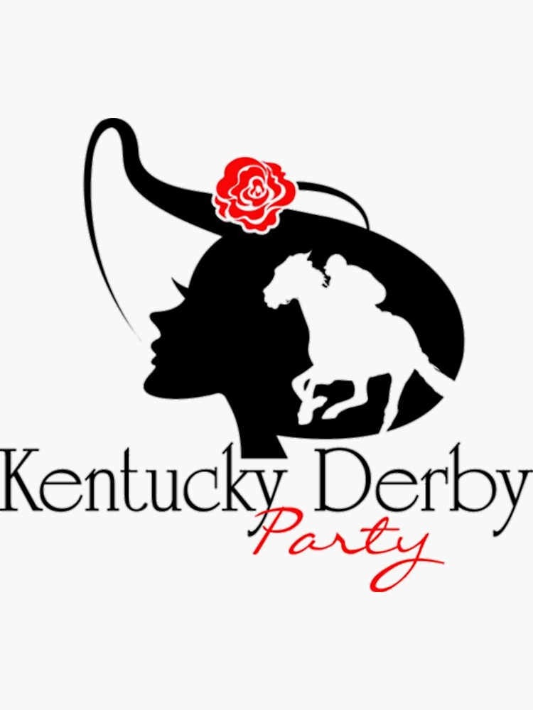 "Kentucky derby horse racing Kentucky Derby" Sticker for Sale by