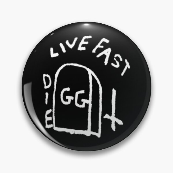 Item preview, Gg Allin Live Fast Die Tattoo White designed and sold by mileslivin.