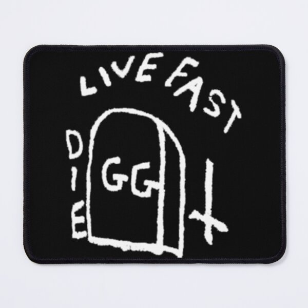 Item preview, Gg Allin Live Fast Die Tattoo White designed and sold by mileslivin.