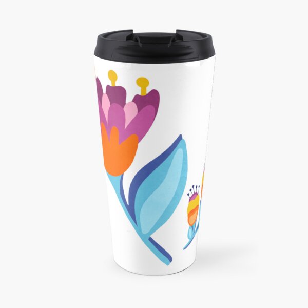 Napali Flower Single Travel Mug