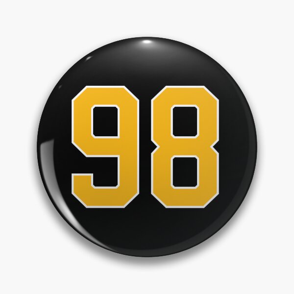Item preview, Yellow Number 98 lucky sports jersey ninety eight designed and sold by HeavyStyle.