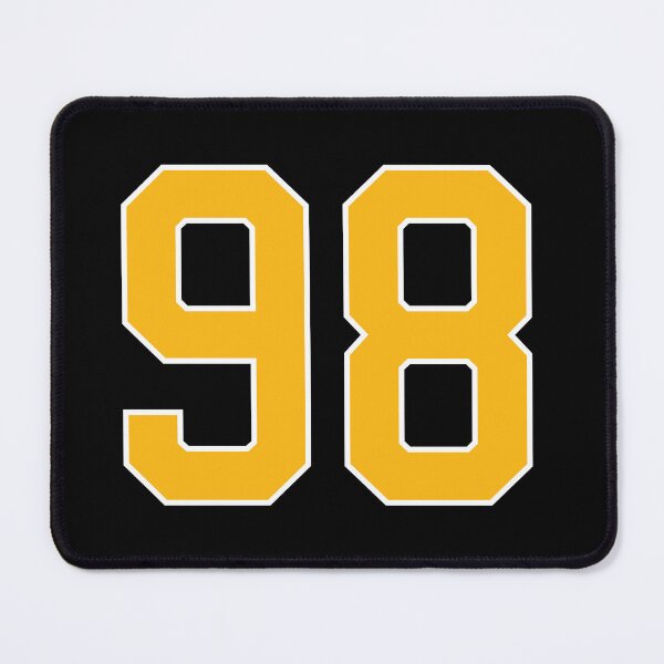 Item preview, Yellow Number 98 lucky sports jersey ninety eight designed and sold by HeavyStyle.