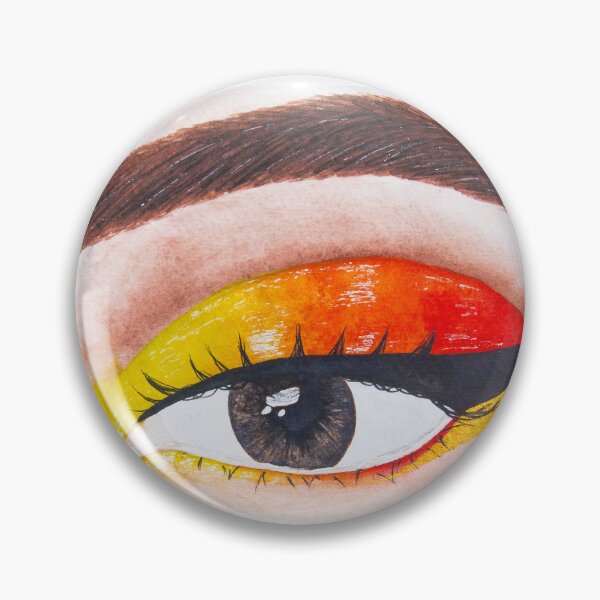 Item preview, Gorgeous eye makeup look in watercolour designed and sold by Chantellearts.