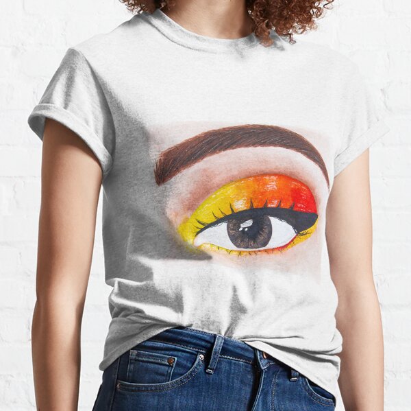 Gorgeous eye makeup look in watercolour Classic T-Shirt