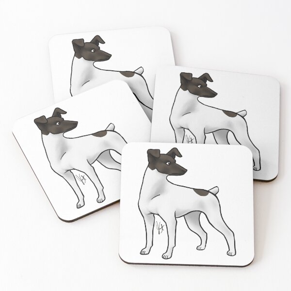 Item preview, Japanese Terrier Black and White designed and sold by Jennifer Stolzer.