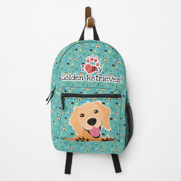 Item preview, I love my Golden Retriever! designed and sold by CheekyChameleon.