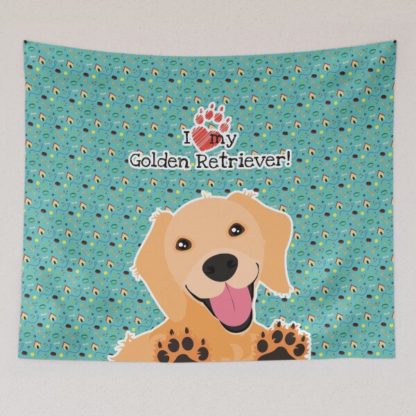 Item preview, I love my Golden Retriever! designed and sold by CheekyChameleon.