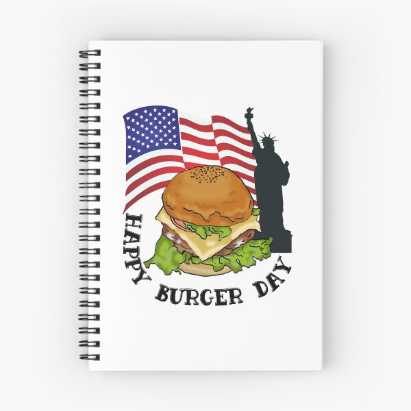 Item preview, Happy burger day designed and sold by Lolly's Lane Shoppe.