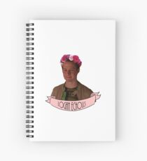 Logan Echolls flower crown Spiral Notebook
