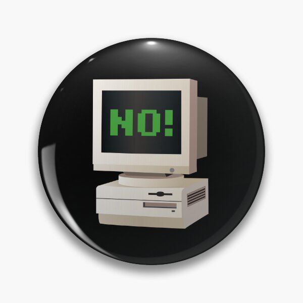 Item preview, Retro PC computer says no! designed and sold by knappidesign.