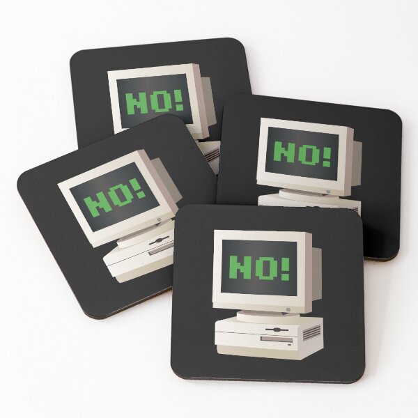 Item preview, Retro PC computer says no! designed and sold by knappidesign.