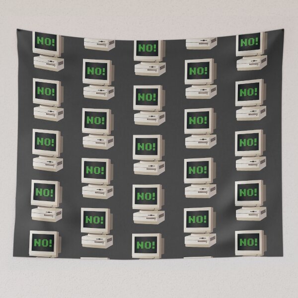 Item preview, Retro PC computer says no! designed and sold by knappidesign.