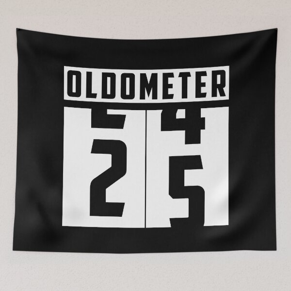 Item preview, Oldometer counter Number 25 birthday designed and sold by HeavyStyle.