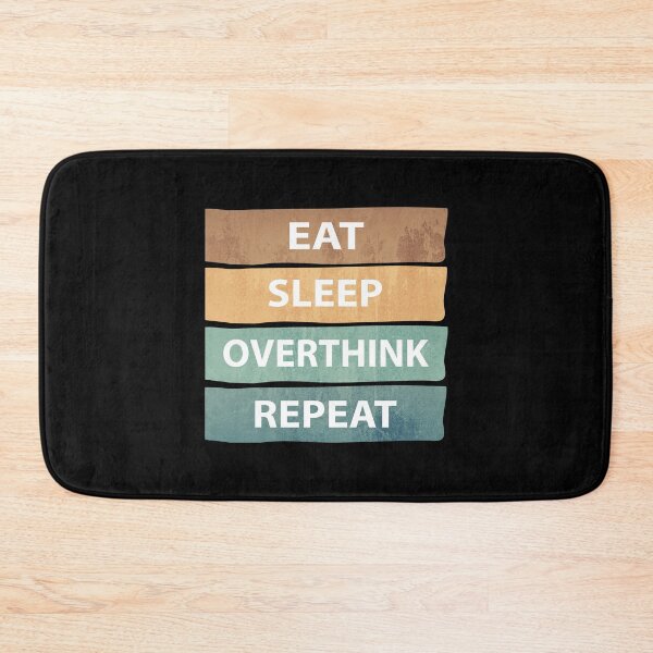 Item preview, Eat Sleep Overthink Repeat - Eat Don't Sleep overthink Repeat designed and sold by MOONINSPIRATION.