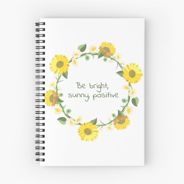 Item preview, Summer wreath with sunflowers and daisies with the phrase designed and sold by Dynamisa.