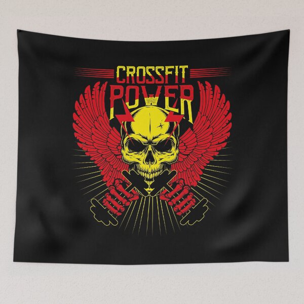 Item preview, crossfit power, muscle humor gift designed and sold by lapolonaise.