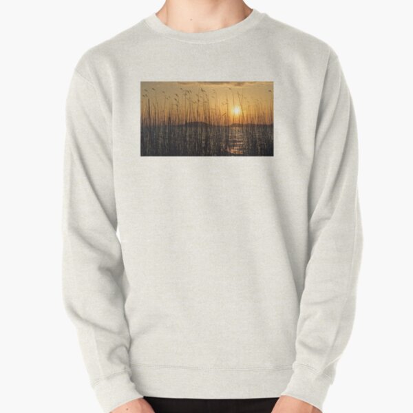 Sunset at Lake Balaton Pullover Sweatshirt