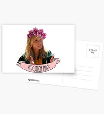 Veronica Mars Flower Crown Postcards