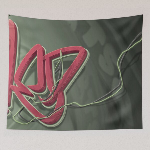 Item preview, Top notch, high quality, handmade, modern graffiti design by dino designed and sold by Rhinosaurarts.