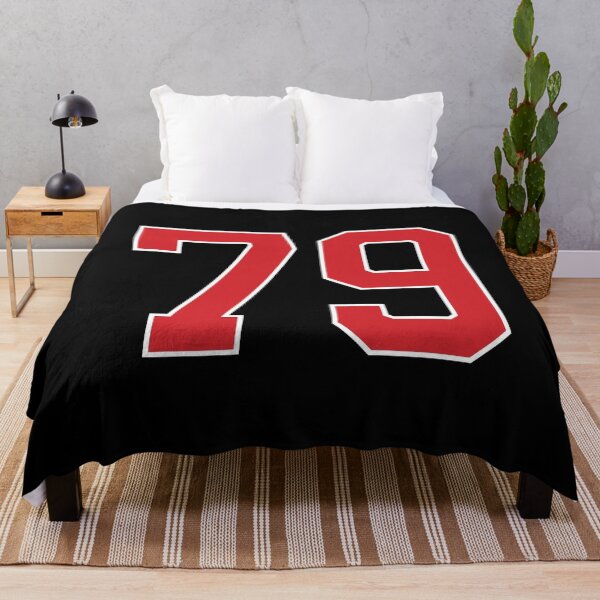Item preview, Sports Number 79, red black color lucky sport seventy nine designed and sold by ArtIsParty.