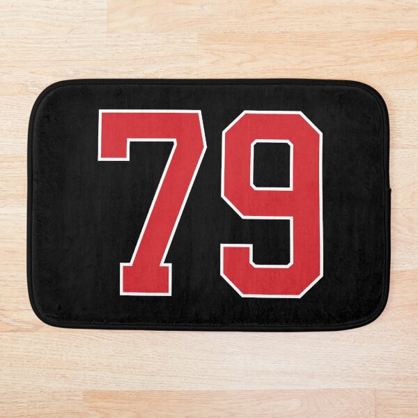 Item preview, Sports Number 79, red black color lucky sport seventy nine designed and sold by ArtIsParty.