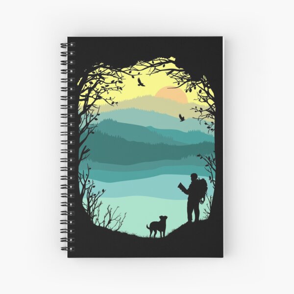 Out There Spiral Notebook