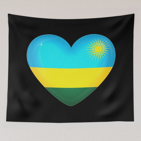 Item preview, My heart is in Rwanda, Love Rwanda. designed and sold by ArtIsParty.