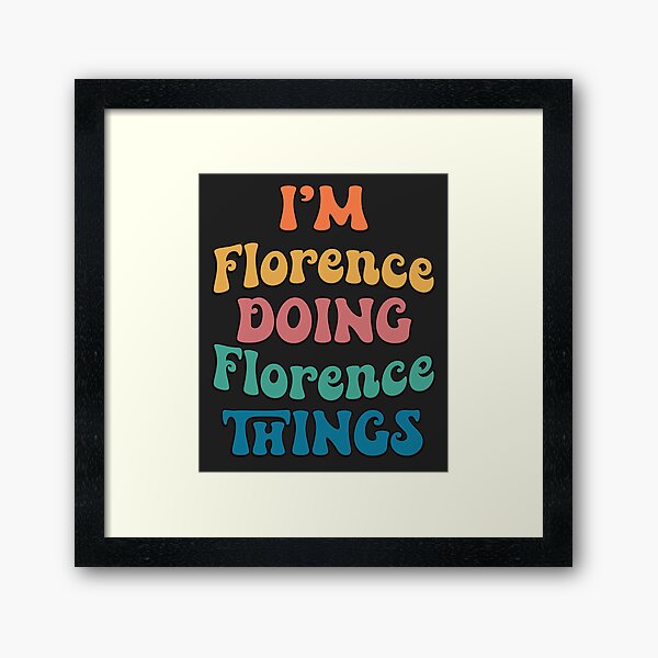 Item preview, Florence Funny Retro First Name designed and sold by Americandude.